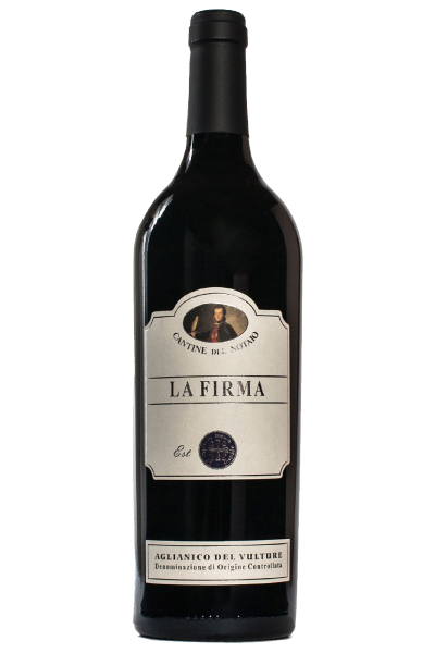 CANTINE DEL NOTAIO LA FIRMA AGLIANICO DEL VULTURE DOC 2017