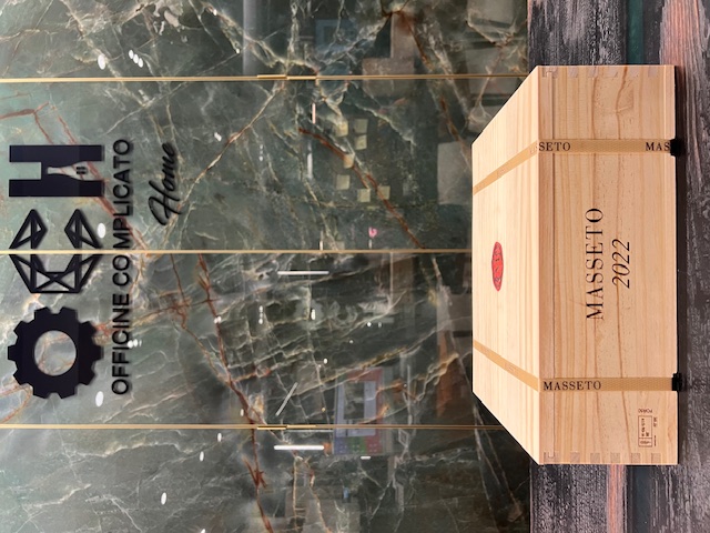 "RARA" MASSETO 2022 CASSA LEGNO 3 BOTTIGLIE