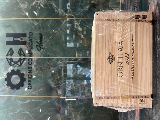 ORNELLAIA 2022 "LA DETERMINAZIONE"  CASSA LEGNO 6 BOTTIGLIE