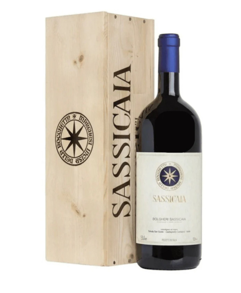 "BOTTIGLIA RARA" SASSICAIA 2010 CASSA LEGNO JEREBOAM 3 L