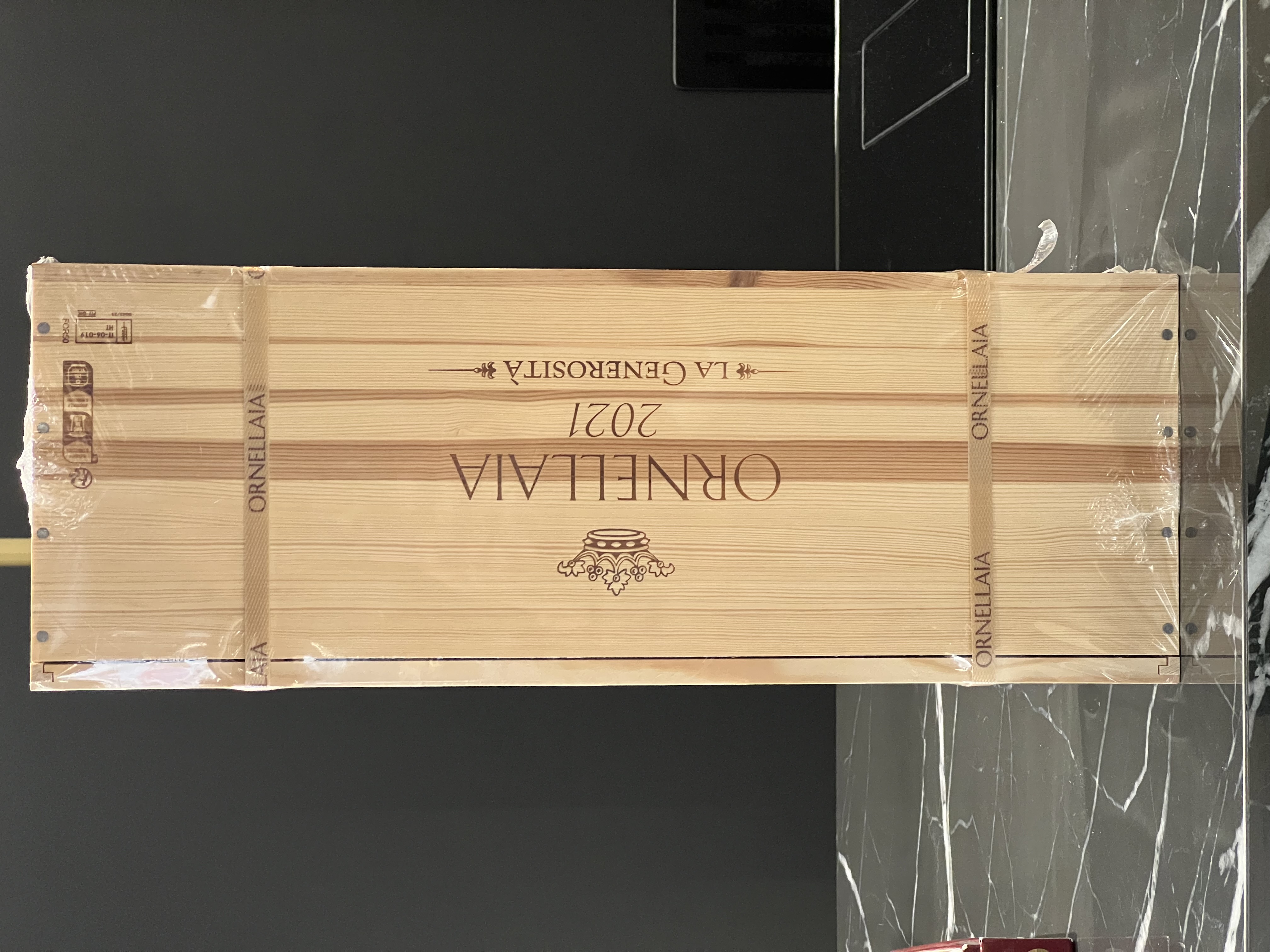 "BOTTIGLIA RARA" ORNELLAIA 2021 "LA GENEROSITA" MATHUSALEM 6L CASSA LEGNO