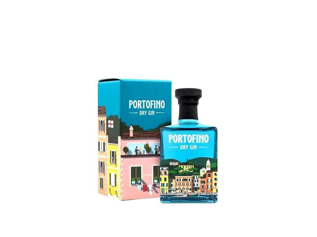 PORTOFINO  DRY GIN CON SCATOLA 0,500 LT