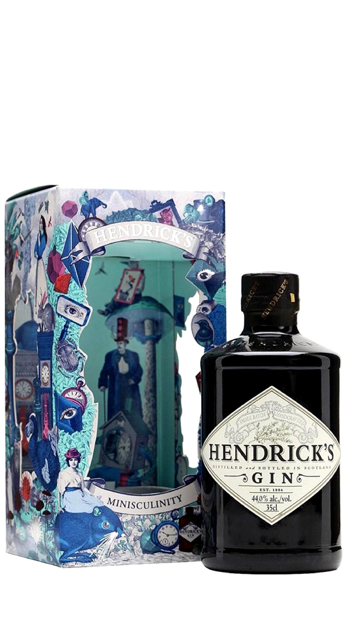 HENDRICK'S GIN MINISCULINITY 0,35 CL